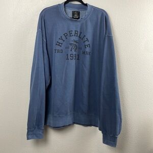 Hyperlite wake co vintage crew blue size sold out 2x